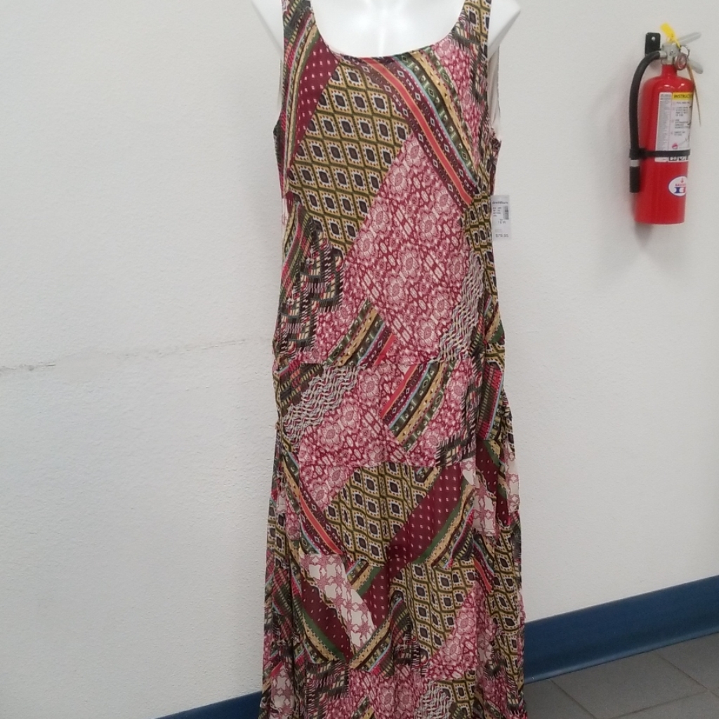 Jones Studio Patchwork Maxi Nwt
